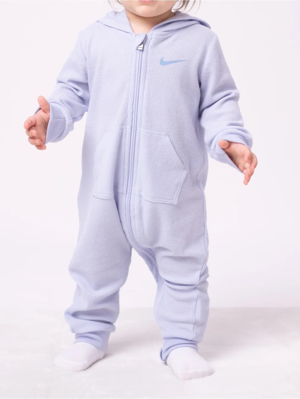 Nike Infant Hooded Zip One-Piece Romper
